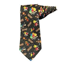 Vintage M&m’s Thru The Years Candy Cartoon Vintage Novelty Necktie